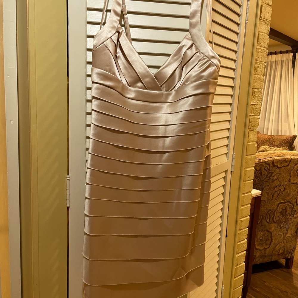 BCBG Body-Con Razor Cut Cocktail dress, sz 12. NWT!